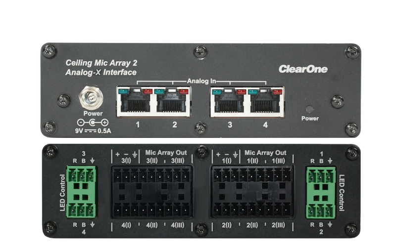 ClearOne Ceiling Mic Array Analog-X (3 Channels) Black